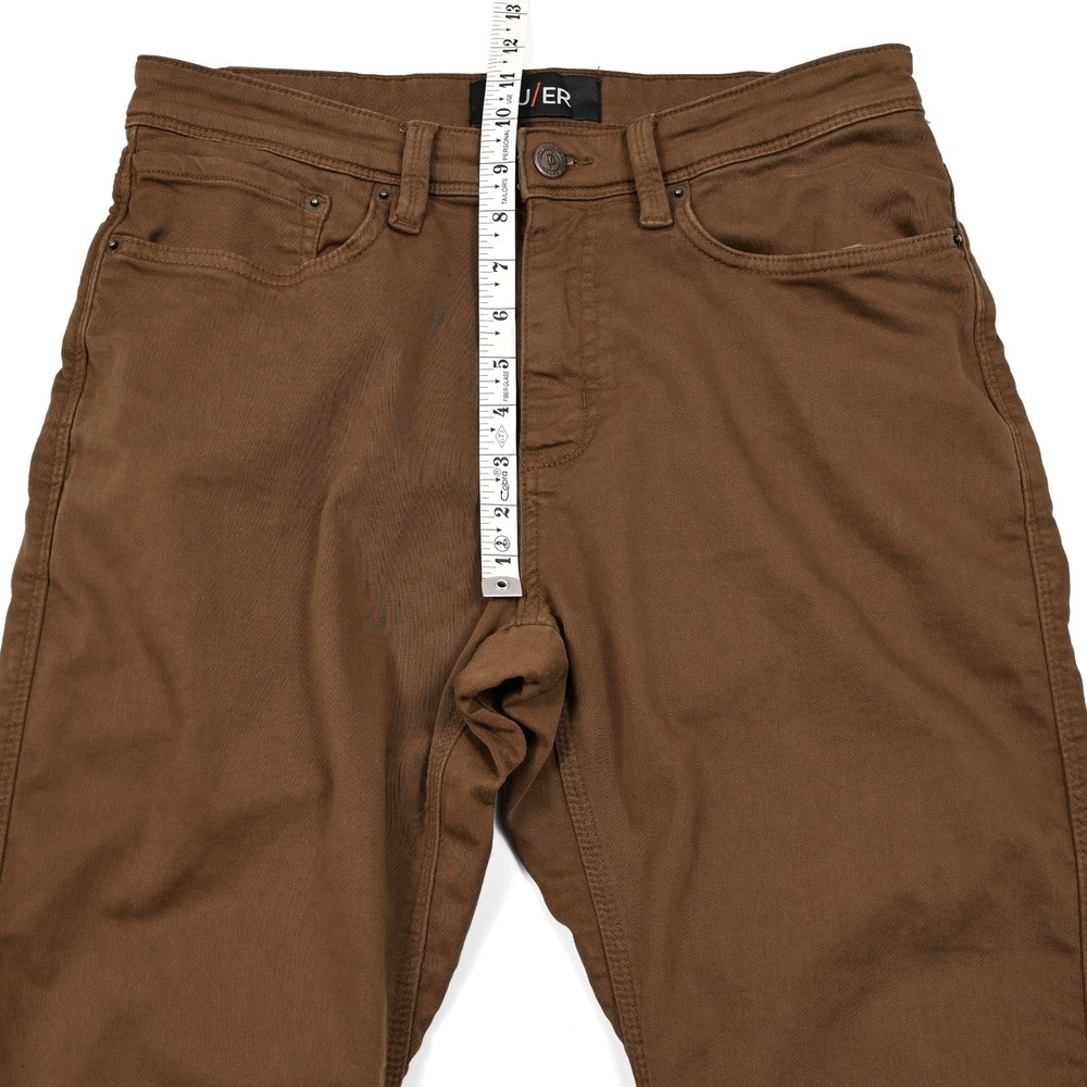 DU/ER No Sweat N2X Relaxed Taper Pants Stretch 32x32 (32x31) Mens Brown Chino - Picture 5 of 11